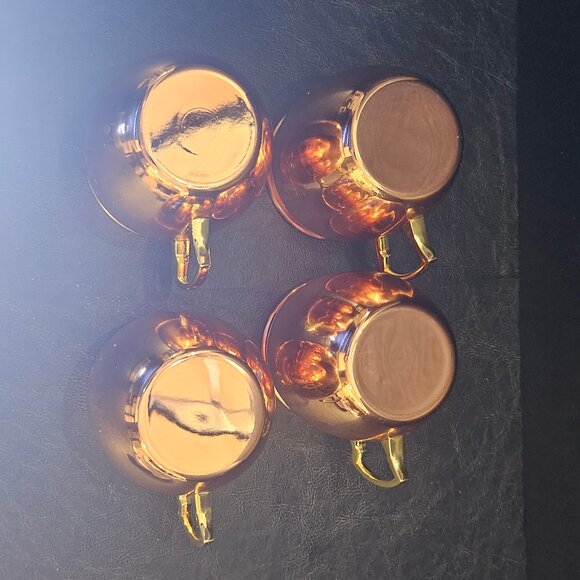 Hunt A Killer Detective Juice Copper Moscow Mule Mug Nickel Lined Set of 4 New - Picture 4 of 10